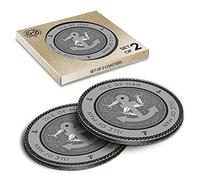 2 x Eco Boxed Cork Coasters - BW - Isle of Man TT Britian UK Drink Cup Mug Glass Table Mat #40759