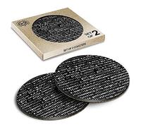 2 x Eco Boxed Cork Coasters - BW - Javascript Code Hacking Programmer Drink Cup Mug Glass Table Mat #37250