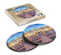 2 x Eco Boxed Cork Coasters - Hermitage Museum St. Petersburg Russia Drink Cup Mug Glass Table Mat #45322