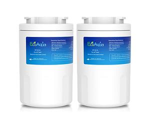 2 x EcoAqua EFF-6013A Ice & Water Refrigerator Filter to fit GE SmartWater MWF, MWFA, MWFA, MWFAP, MWFDS, MWF-INT, MWFP, 101057A, 1013000110, 101300A, 197D6321P001, GWF, GWF01, GWF06, GWFA, GWFDS, AP3859302, AP3967843, WR02X11020, WR02X11020, WR02X11287, WR02X11287, WR02X11290, WR02X11290, WR02X12345, WR02X12801, WR17S12, WR2M3552, WR2M3552, WR97X10006, Hotpoint HWF, HWFA, Aqua Fresh WF287, Ice Pure RFC0600A, Filter Logic FL-310, FFL-140G, Swift Green SGF-G1, Water Sentinel WSG-1