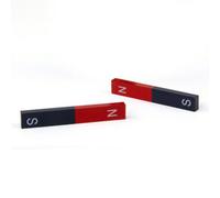 2 X Educational Alnico Bar Magnet For Science, Education, Experiments - North & South Identified - 11mm X 6mm X 75mm