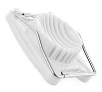 2 x Egg Slicer with Stainless Steel Wire Safe & Durable ABS Plastic Egg Slicer, Multifunctional Egg Cutter for Evenly Slicing Boiled Eggs Banana and Strawberry