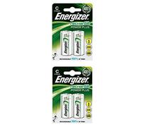 2 X Energizer C size 2500mAh 1.2 V Rechargeable batteries HR14 - 7638900138740