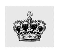 2 x 'English Crown' Microfibre Lens/Glasses Cleaning Cloths (LC00030636)
