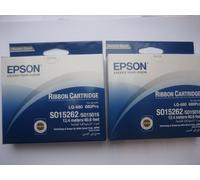 2 X EPSON S015262 / S015016 LQ-680 Pro Original Ribbon