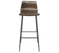 2 x Erlangen Chestnut Vintage Leather Barstool