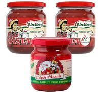 2 x Eros Pista 200g, 1 x Csipos Huszar 210g, Hot Hungarian Paprika Paste Economy Pack