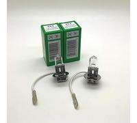 2 x Eurolec H3 453 12v 55w Pk22s Halogen Car Headlight Headlamp Fog Bulb - E Marked