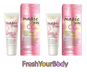 2 x Eveline Cosmetics Skin CC Moisturising Cream - 50ml