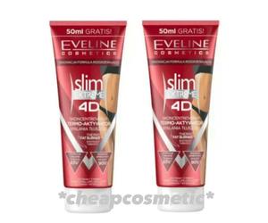 2 x Eveline Cosmetics Slim Extreme 4D Thermo Fat Burner Anti Cellulite Cream