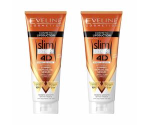 2 x Eveline Slim Extreme 4D Intensively Remodeling Liposuction Serum 250ml Bu...