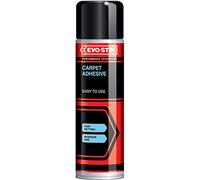 EVO-STIK Carpet Adhesive, Easy to Use, Rapid Drying, Adjustable Nozzle, For Fixing Loose Carpet Tiles, Colour: Light Amber, 500ml
