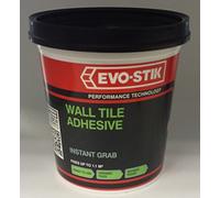 2 x Evo-Stik Instant Grab Wall Tile Adhesive Ready Mixed Economy 1L 416611 New