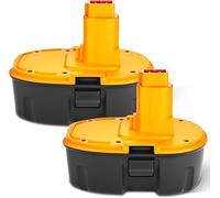 2 x Exemoro 18 V 4.5 Ah Ni-MH Replacement Battery Tool Battery for Dewalt DC9096 DE9039 DE9095 DE9096 DE9098 DE9503 DW9095 DW9096 DW9098