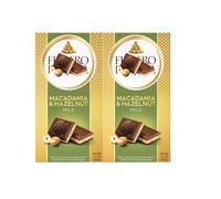 2 x Farrero Rocher Hazelnut & Macadamia Chocolate Bar 90g