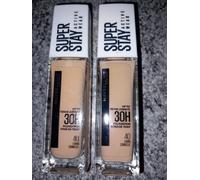 2 x CAMEO MAYBELLINE SUPERSTAY 24HR LIQUID FOUNDATION 30ml