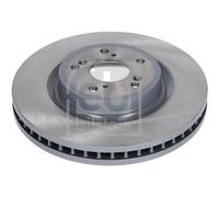 2 X FEBI BILSTEIN BRAKE DISC FRONT HONDA CR-V