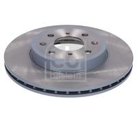 2 X FEBI BILSTEIN BRAKE DISC FRONT HONDA JAZZ
