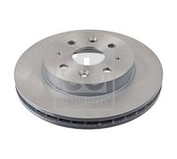 2 X FEBI BILSTEIN BRAKE DISC FRONT KIA RIO