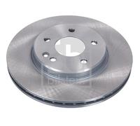 2x Brake Discs Pair Vented fits MERCEDES C36 AMG W202 3.6 Front 94 to 00 284mm