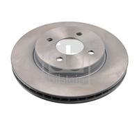 2 X FEBI BILSTEIN BRAKE DISC FRONT NISSAN AD ALMERA CUBE LATIO NOTE TIIDA VERSA