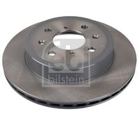 2 X FEBI BILSTEIN BRAKE DISC FRONT OPEL SUBARU SUZUKI VAUXHALL AGILA IGNIS JUSTY