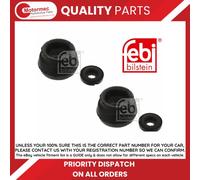 2 X FEBI Front Top Strut Mounts fits SKODA Roomster Octavia for oe 1J0412331C