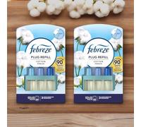 2 x Febreze 3Volution Plug-In Refills - Cotton Fresh Scent - 20ml