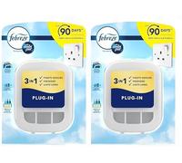 2 x Febreze Ambi Pur 3Volution Air Freshener Plug-in Diffuser DEVICE ONLY, Plug in Air Freshener, Odour Clear technology