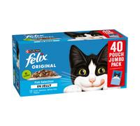2 x Felix Cat Treats - 25% Off! * - Original Fish Selection in Jelly (80 x 85g)