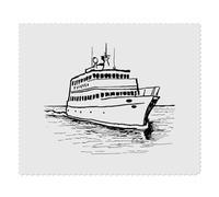 2 x 'Ferry At Sea' Microfibre Lens/Glasses Cleaning Cloths (LC00028329)