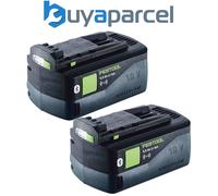 2 x Festool 577660 18V 5.0Ah Lithium Battery BP18 5Ah AirStream Bluetooth Pack