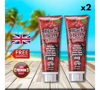 2 x Fiesta Sun Black Cherry Crush 236ml - Supremely Dark Tanning Lotion