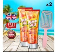 2 x Fiesta Sun Mango Melt 236ml + Hair Brush - Sizzling Hot Tanning Lotion