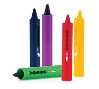 2 X First Steps Pack of 6 Baby Bath Crayons for Fun in Bath - Non Toxic Bath Toys