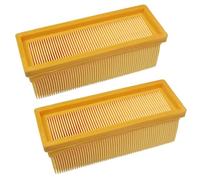 2 x Flat Pleated Filters Lamella Filters HEPA Filter for Kärcher 6.414498 2501 2501TE 2601 2601plus 3001 SE2001 SE3001 SE5100 SE6100 SE6100plus 3001hot 2701 A2701 2701TE A2731pt 2801 A2801