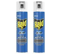 2 x Fly Wasp Killer Rapid Action Spray Can 300ml