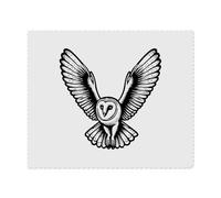 2 x 'Flying Barn Owl' Microfibre Lens/Glasses Cleaning Cloths (LC00028485)
