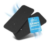 2 x foam filters such as Candy 40006731 270 x 122 mm base filter on heat exchanger dryer.