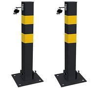 2 x Folding Parking Post - With Keys And Bolts