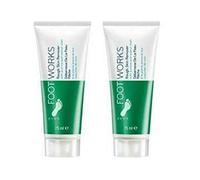 2 x Footworks Rough Skin Remover with pumice and walnut shell 2 x 75ml