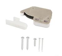 2 x For MINI Spring Loaded Tip Catch Latch for Caravan Boat Cupboard Cabinet Door Lock Featuring Cold Rolled Steel and Nylon