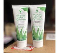 2 x Forever Bright Tooth Gel - Contains Bee Propolis - Protects Teeth & Gums - Fights Plaque, Made for Children & Adults, Non Fluoride Formula, No Animal by Products Suitable for Vegetarians.