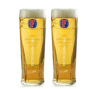 2 x Foster's Pint Glass Classic Style