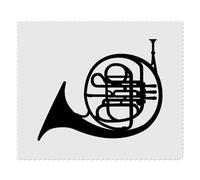 2 x 'French Horn' Microfibre Lens/Glasses Cleaning Cloths (LC00027514)