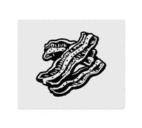 2 x 'Fried Bacon' Microfibre Lens/Glasses Cleaning Cloths (LC00027465)