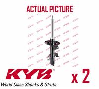 2 x FRONT AXLE SHOCK ABSORBERS PAIR STRUTS SHOCKERS KYB OE QUALITY 339851
