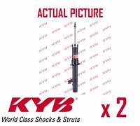 2 x FRONT AXLE SHOCK ABSORBERS PAIR STRUTS SHOCKERS KYB OE QUALITY 341449