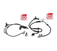 2 x Front L+R ABS Wheel Speed Sensor Fits Chrysler Voyager 2000-2008 Febi 106456