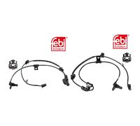 2 x Front L+R ABS Wheel Speed Sensor Fits Kia Sportage III 2010-2016 Febi 107211